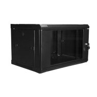 Шкаф 19 дюймов C096060BWT настенный 9U 600x600 черный