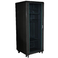 Шкаф 19 дюймов B186060BWT напольный 18U 600x600 черный