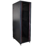 Шкаф 19 дюймов C1860100BWT серверный напольный 18U 600x1000 чёрный