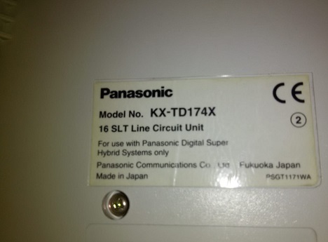 Плата на 16 аналоговых линий Panasonic KX-TD174X